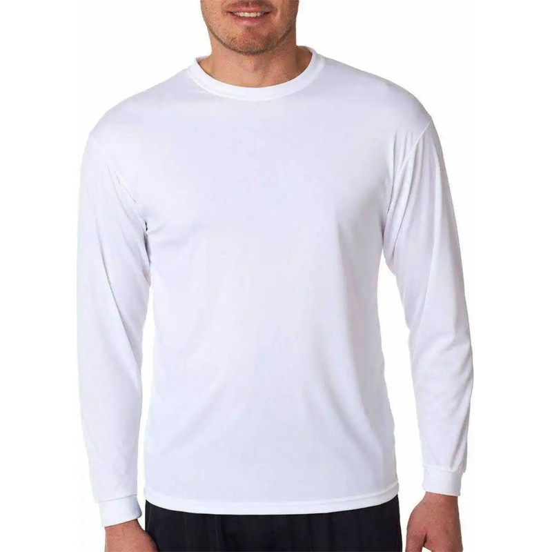 C2 Sport 5204 Long Sleeve Youth Tee – White