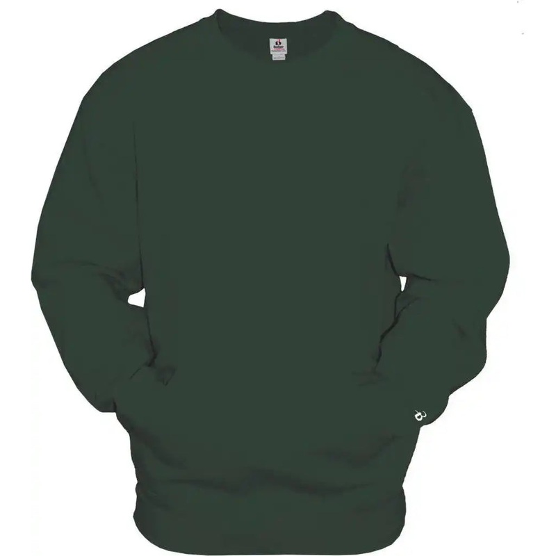 Badger Sport 1252 Pocket Crew – Forest