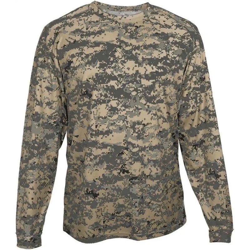 Badger Sport 2184 Digital Youth Long Sleeve Tee – Sand Camo