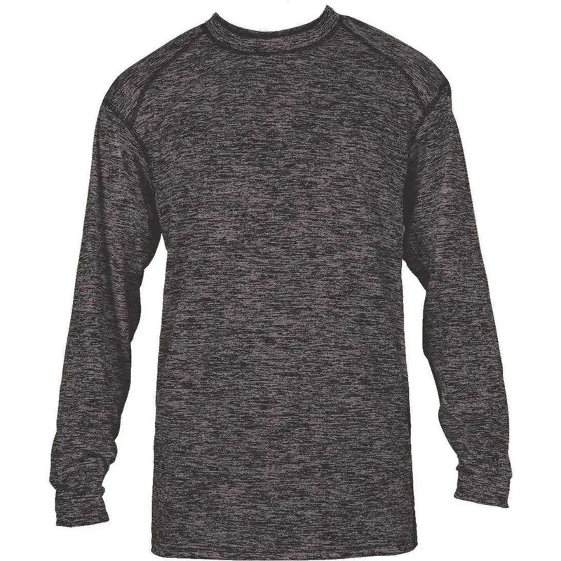 Badger Sport 4174 Tonal Blend Long Sleeve Tee – Graphite Blend