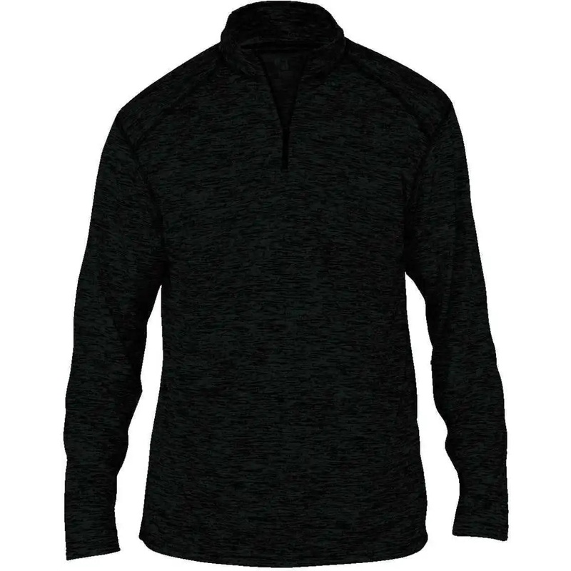 Badger Sport 4172 Tonal Blend 1/4 Zip – Forest Blend