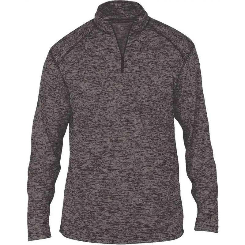 Badger Sport 4172 Tonal Blend 1/4 Zip – Graphite Blend