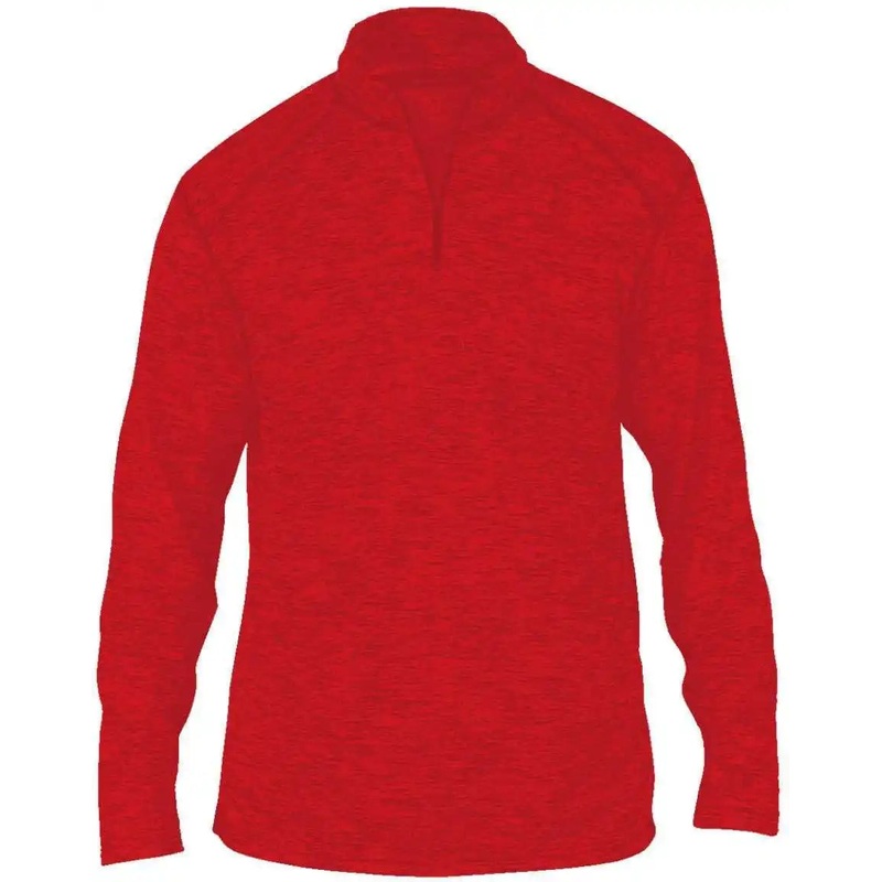 Badger Sport 4172 Tonal Blend 1/4 Zip – Red Blend