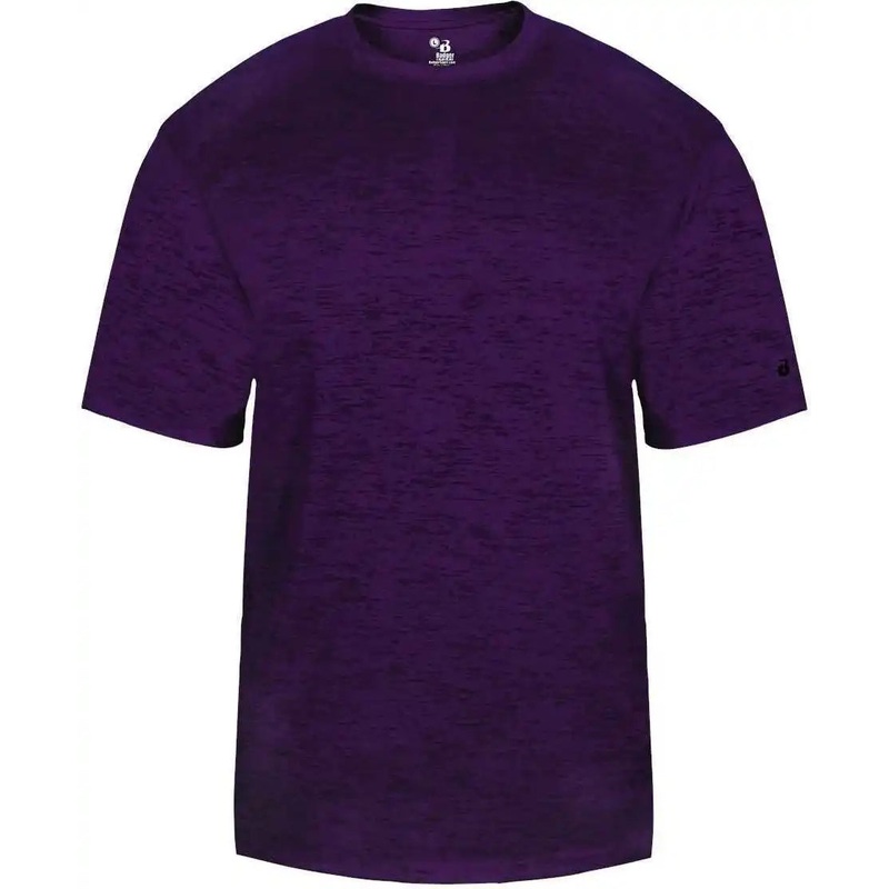Badger Sport 2175 Tonal Blend Youth Tee – Purple Tonal Blend
