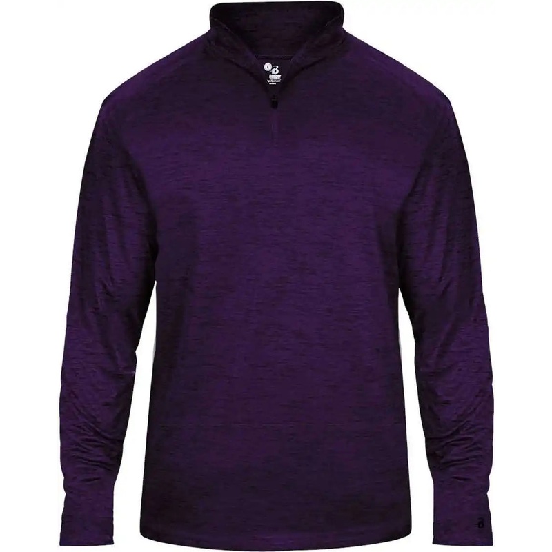 Badger Sport 4172 Tonal Blend 1/4 Zip – Purple Tonal Blend