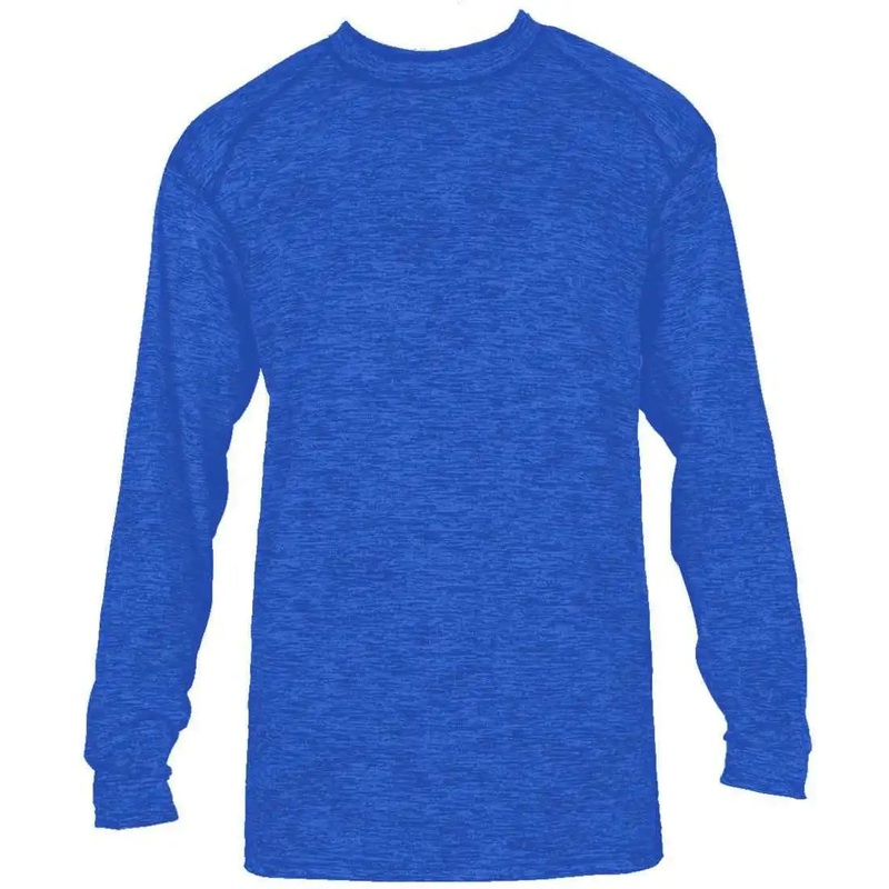 Badger Sport 4174 Tonal Blend Long Sleeve Tee – Royal Blend