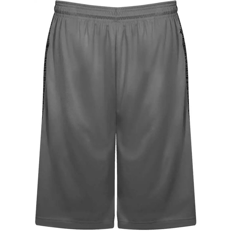 Badger Sport 4168 Tonal Blend Panel Short – Graphite Black Tonal Blend