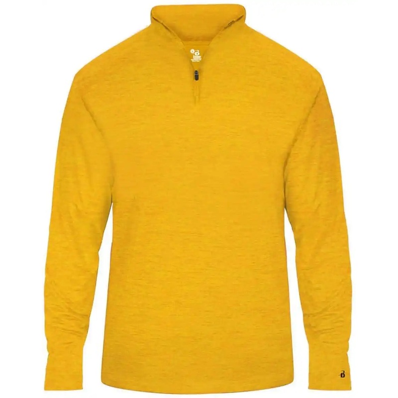 Badger Sport 4172 Tonal Blend 1/4 Zip – Gold Blend