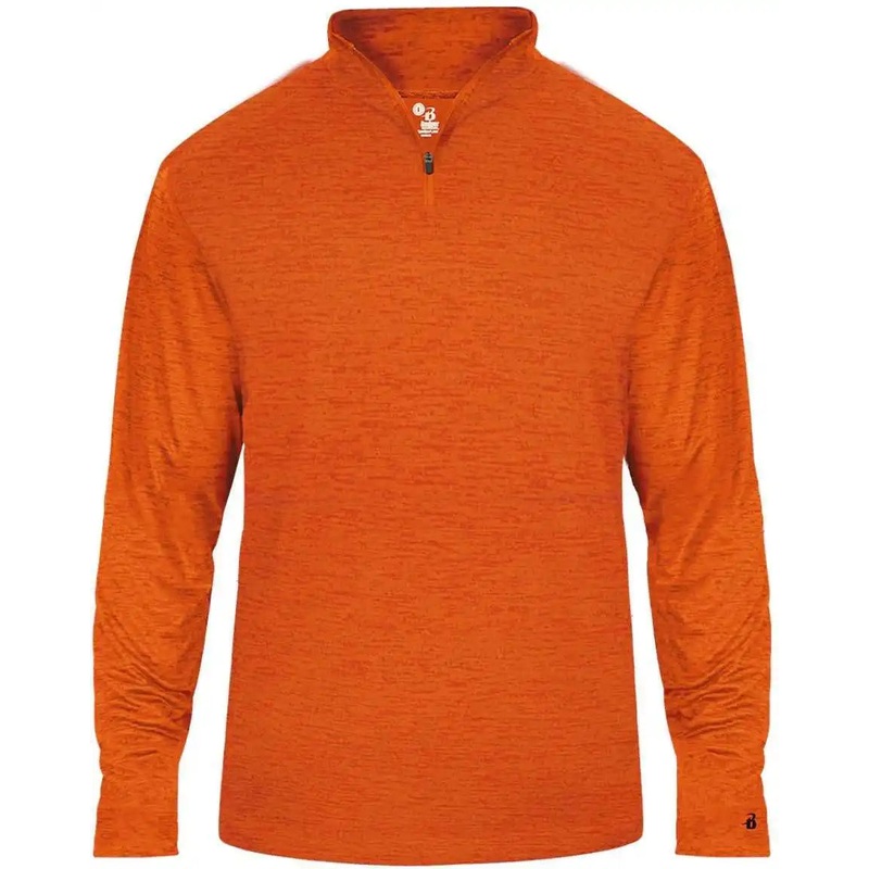 Badger Sport 4172 Tonal Blend 1/4 Zip – Orange Blend