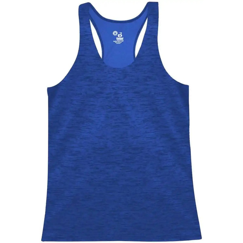 Badger Sport 4161 Tonal Blend Racerback Tank – Royal Tonal Blend