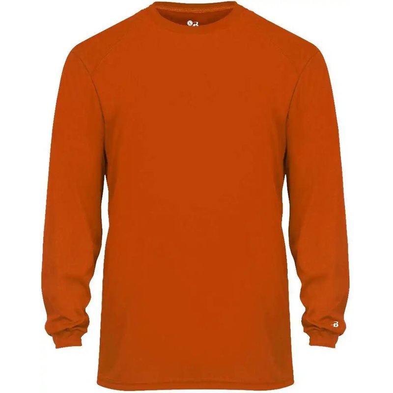 Badger Sport 2104 Youth B-Core Long Sleeve Tee – Orange