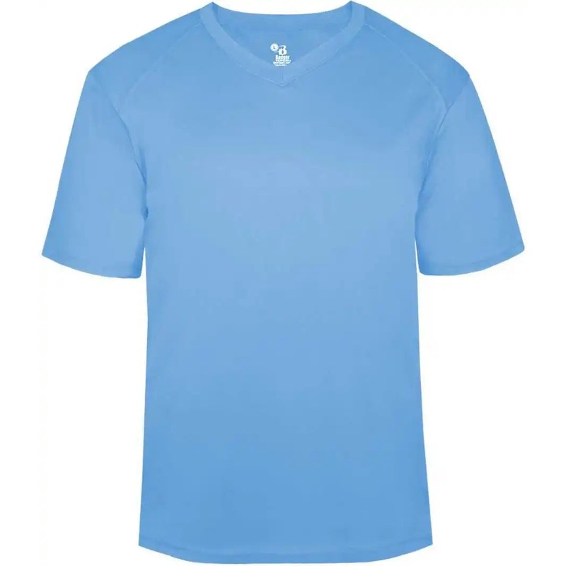 Badger Sport 4124 B-Core V-neck Tee – Columbia Blue