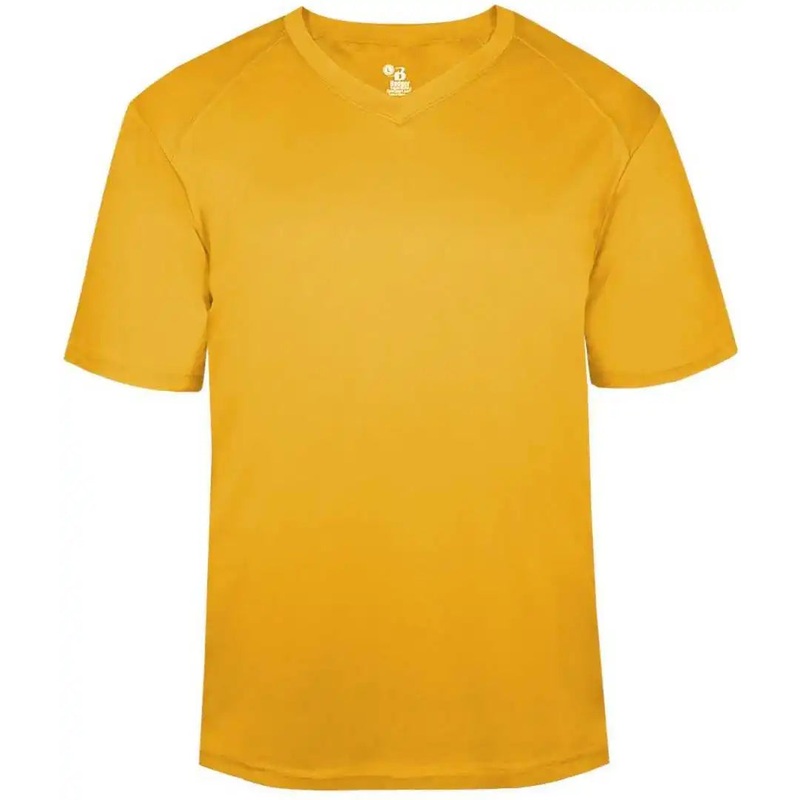 Badger Sport 4124 B-Core V-neck Tee – Gold