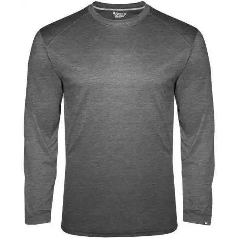Badger Sport 1001 Fit Flex Long Sleeve Tee – Charcoal