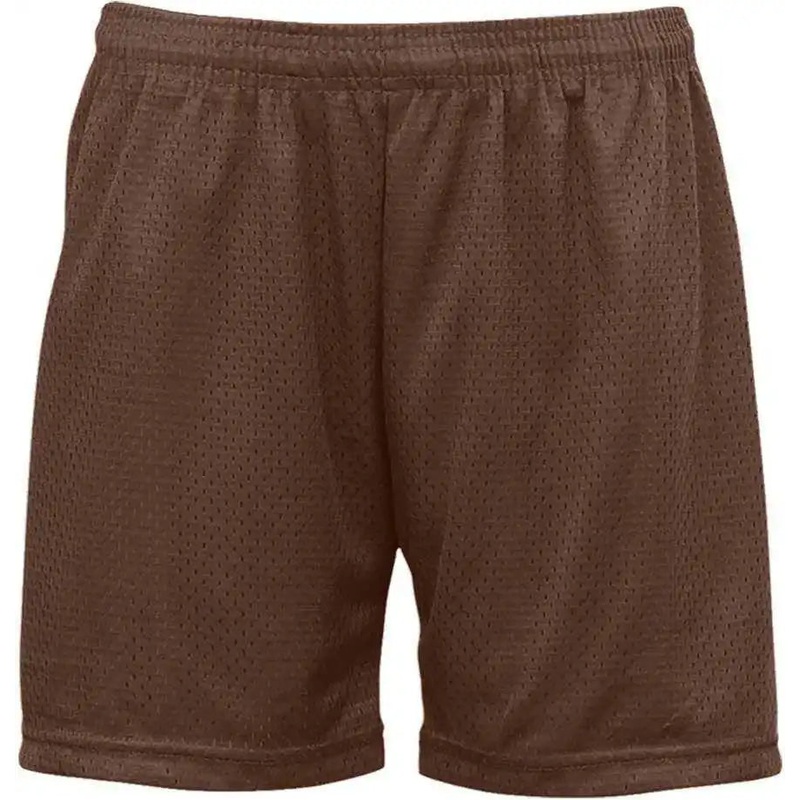 Badger Sport 7216 Ladies Mesh/Tricot Short – Brown