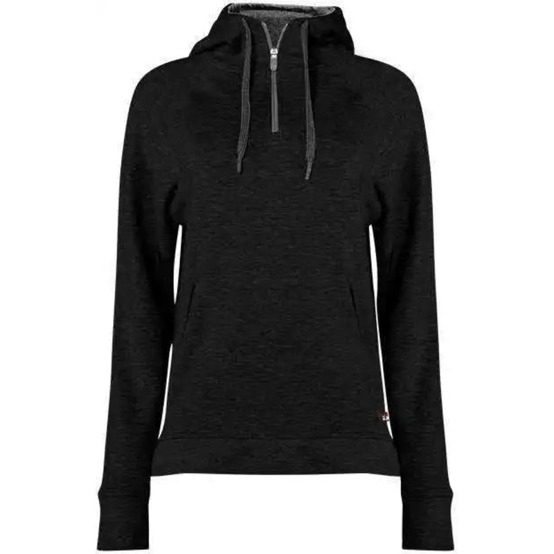 Badger Sport 1051 Fit Flex Ladies’ Hoodie Zip – Black