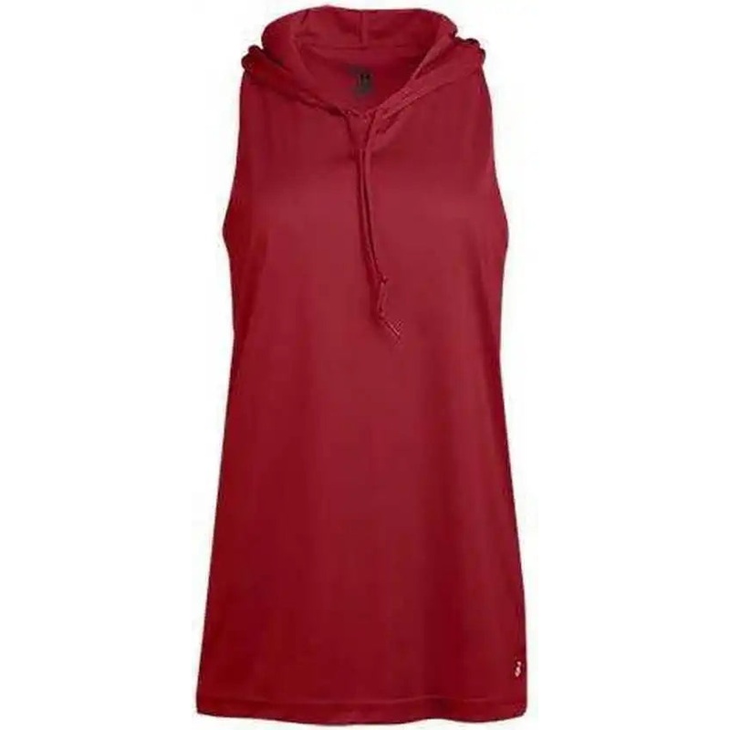 Badger Sport 4111 B-Core Racerback Ladies’ Hoodie – Red