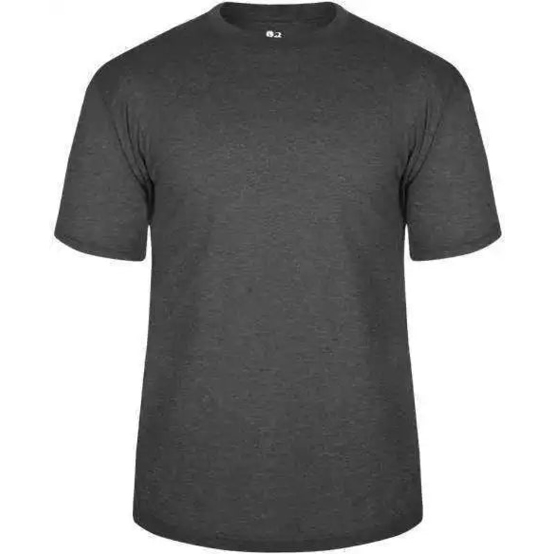 Badger Sport 4940 Tri-Blend Tee – Black Heather