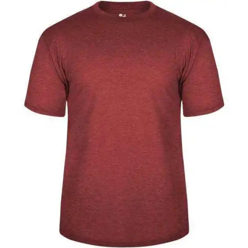 Badger Sport 4940 Tri-Blend Tee – Red Heather