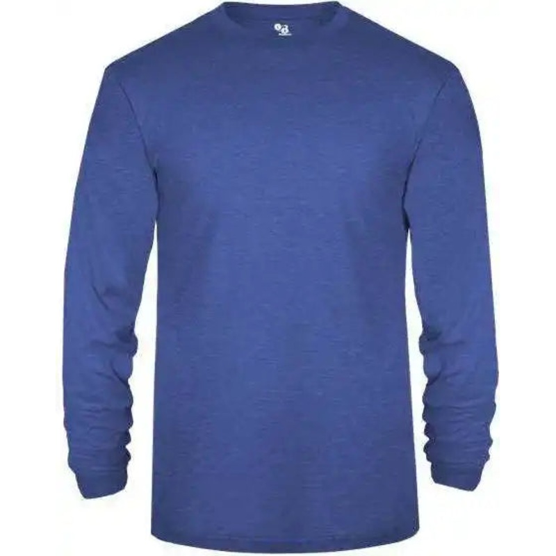 Badger Sport 4944 Tri-Blend Long Sleeve Tee – Royal
