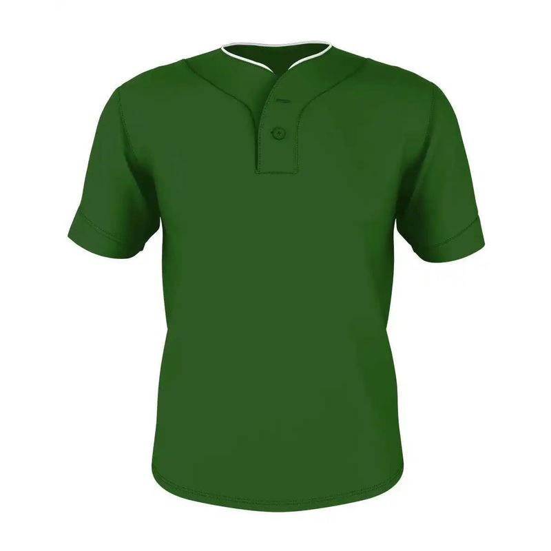 Alleson Athletic 52MTHJY Youth Two Button Mesh Baseball Jersey with Piping – Kelly White