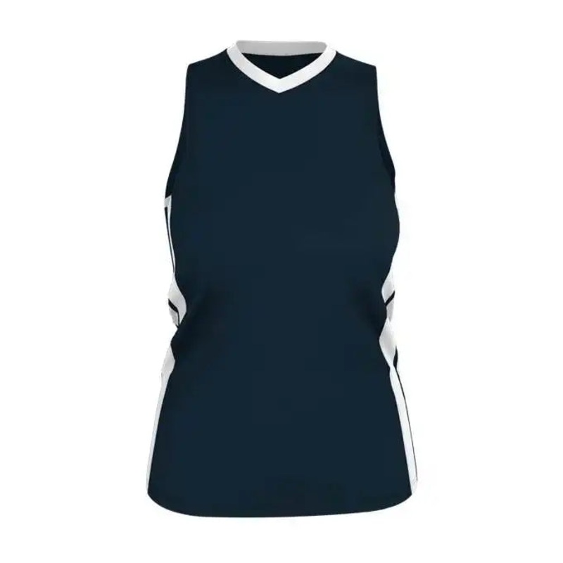 Alleson Athletic 538JW Womens Single Ply Basketball Jersey – Navy White