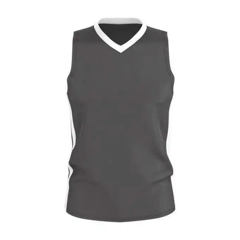 Alleson Athletic 538JY Youth Single Ply Basketball Jersey – Charcoal White