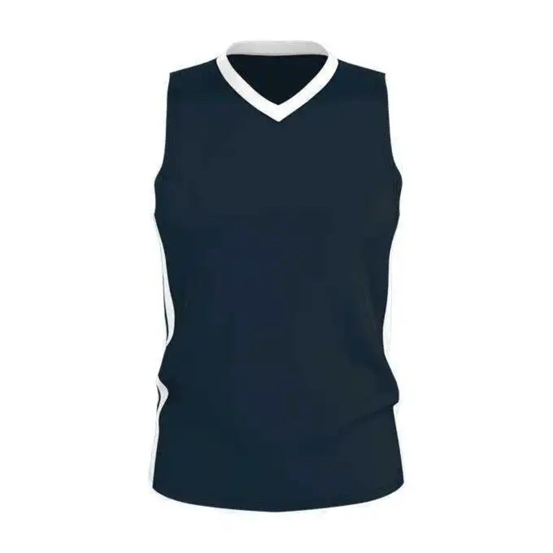 Alleson Athletic 538JY Youth Single Ply Basketball Jersey – Navy White