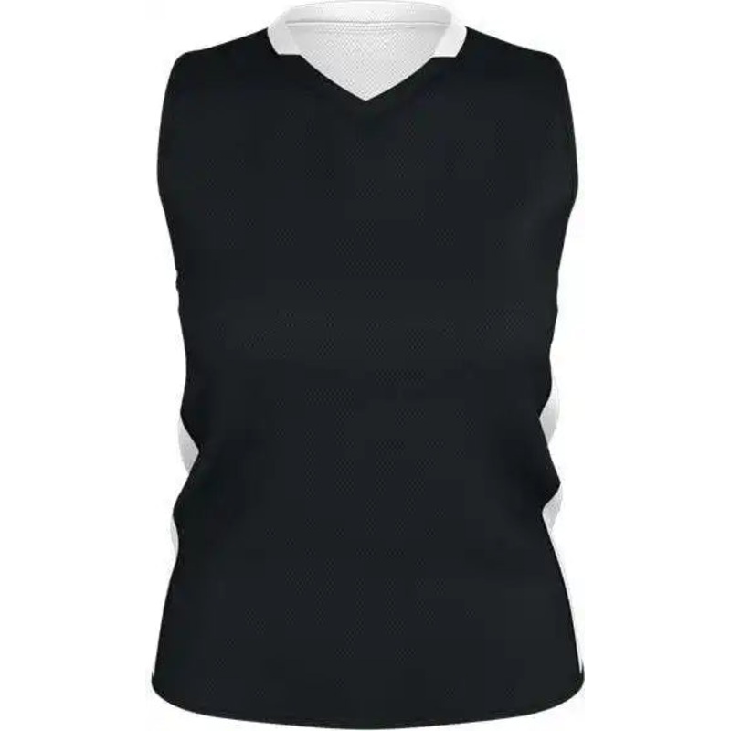 Alleson Athletic 589RSPW Womens Single Ply Reversible Jersey – Black White