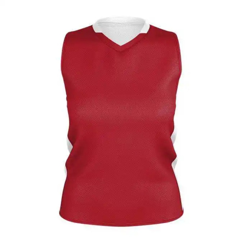Alleson Athletic 589RSPW Womens Single Ply Reversible Jersey – Red White