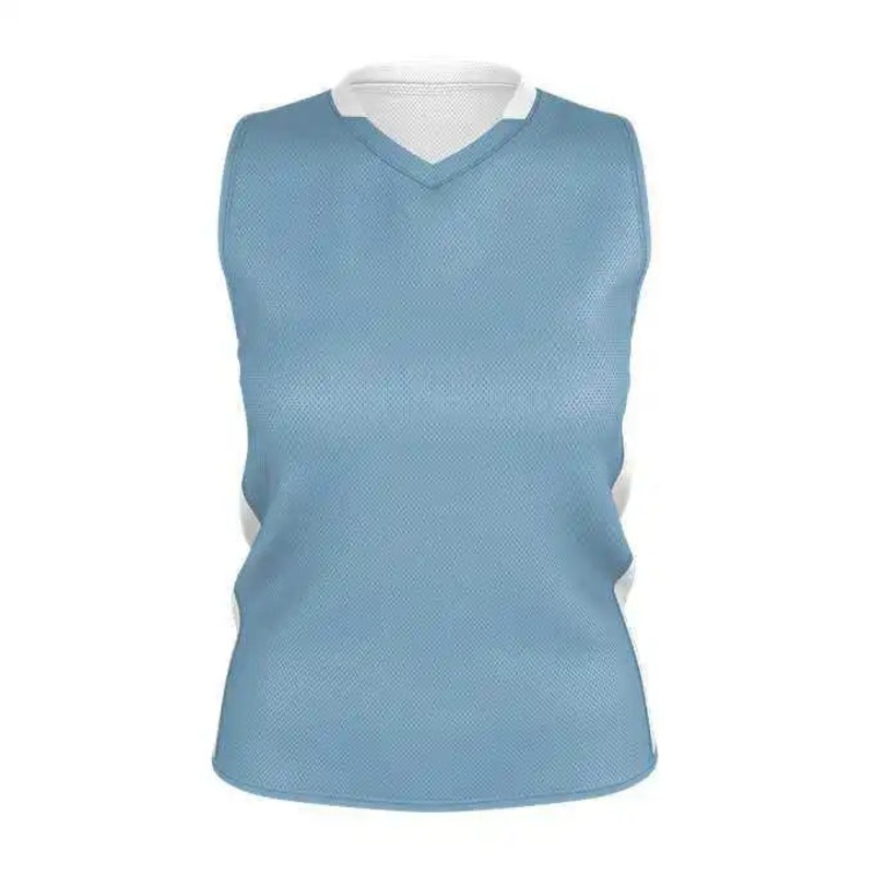 Alleson Athletic 589RSPW Womens Single Ply Reversible Jersey – Sky Blue White
