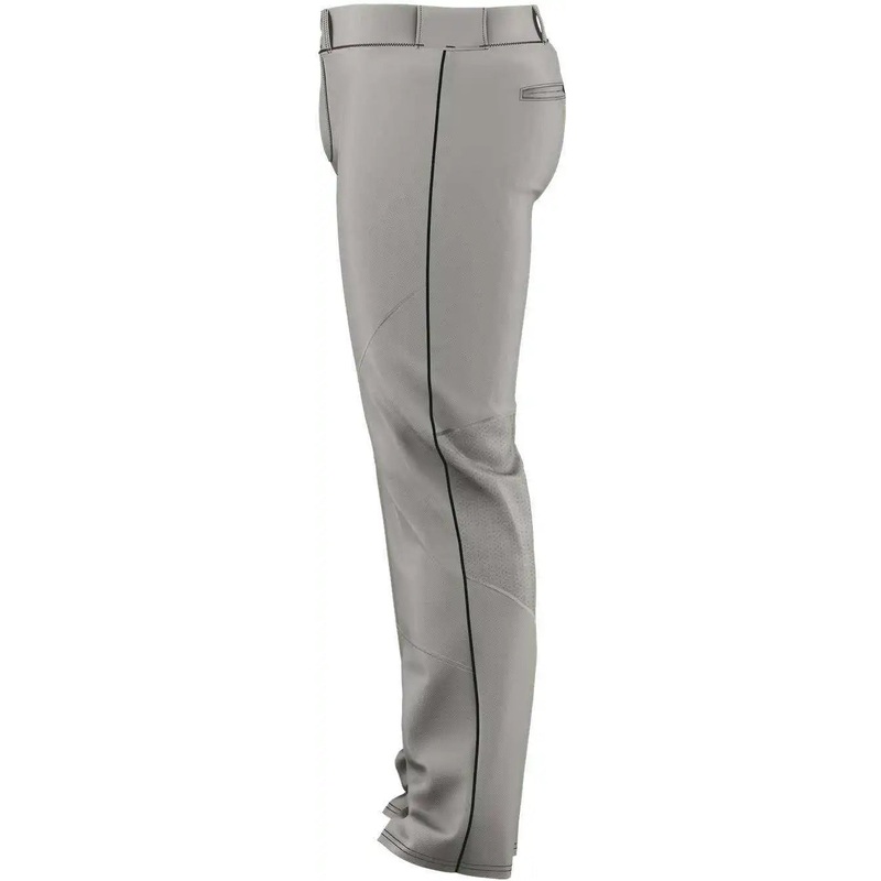 Alleson Athletic 655WLB Adult Crush Premier Braided Baseball Pant – Grey Black