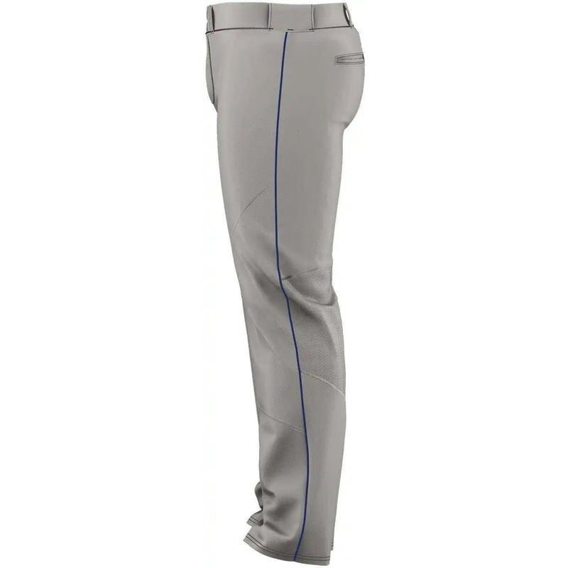 Alleson Athletic 655WLBY Youth Crush Premier Braided Baseball Pant – Grey Royal