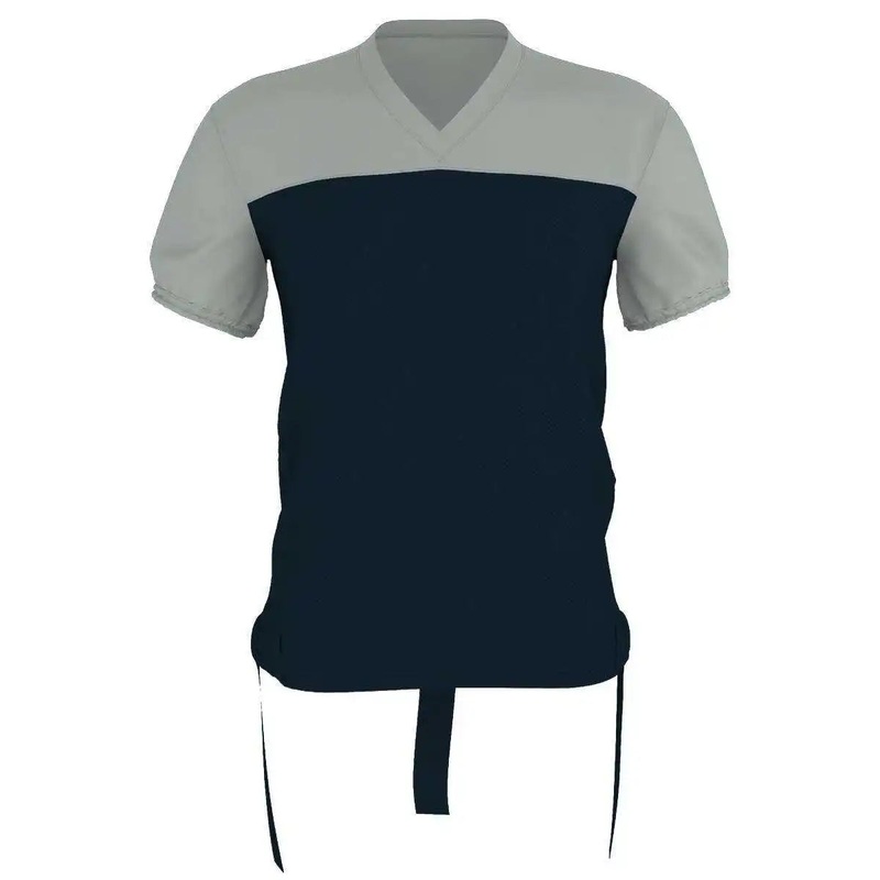 Alleson Athletic 762FFJY Youth Hero Flag Football Jersey – Navy Silver