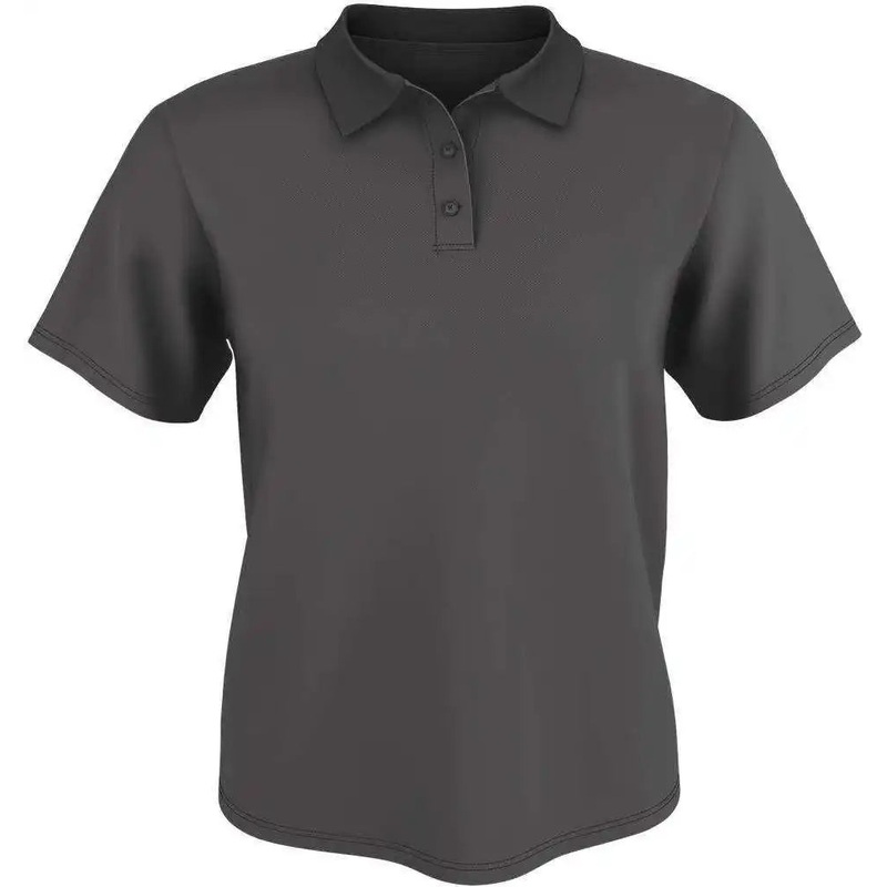 Alleson Athletic GPL5 Adult Gameday Polo – Charcoal Solid