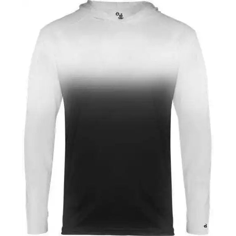 Badger Sport 2205 Ombre Youth Hoodie Tee – Black Ombre