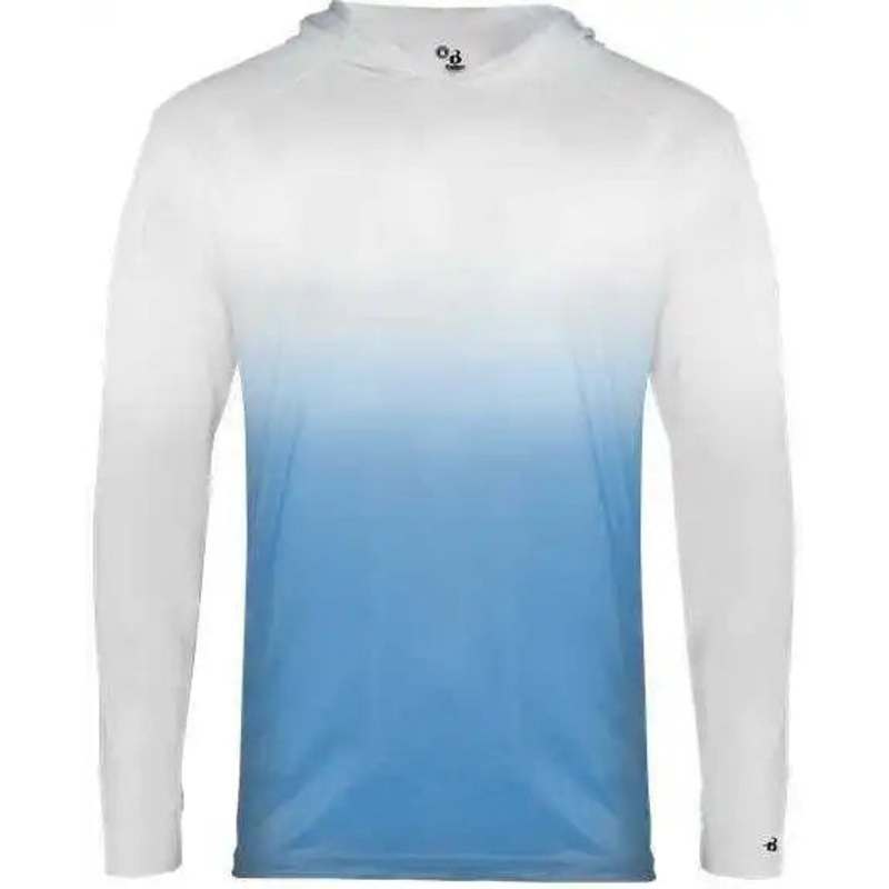 Badger Sport 2205 Ombre Youth Hoodie Tee – Columbia Blue Ombre