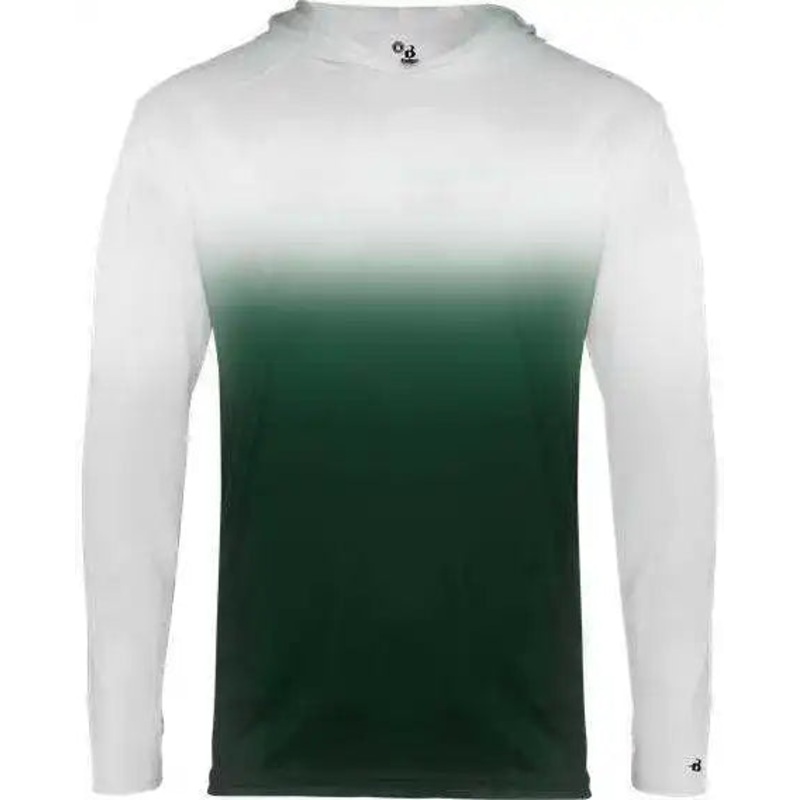 Badger Sport 2205 Ombre Youth Hoodie Tee – Forest Ombre