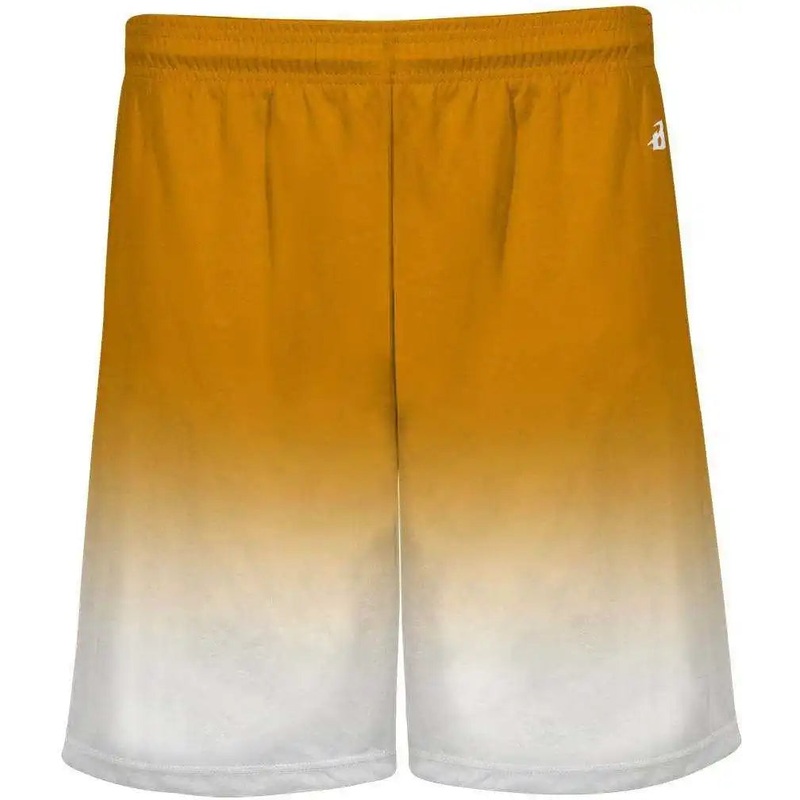 Badger Sport 2206 Ombre Youth Short – Gold White