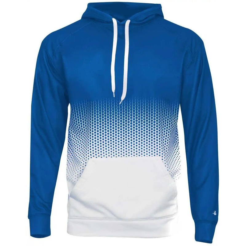Badger Sport 2404 Hex 2.0 Youth Hoodie – Royal Hex