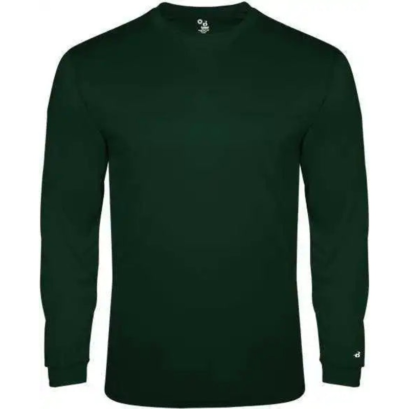 Badger Sport 2944 Tri-Blend Long Sleeve Youth Tee – Forest