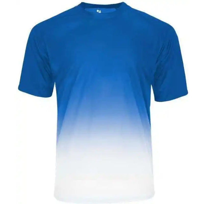 Badger Sport 4209 Reverse Ombre Tee – Royal Ombre