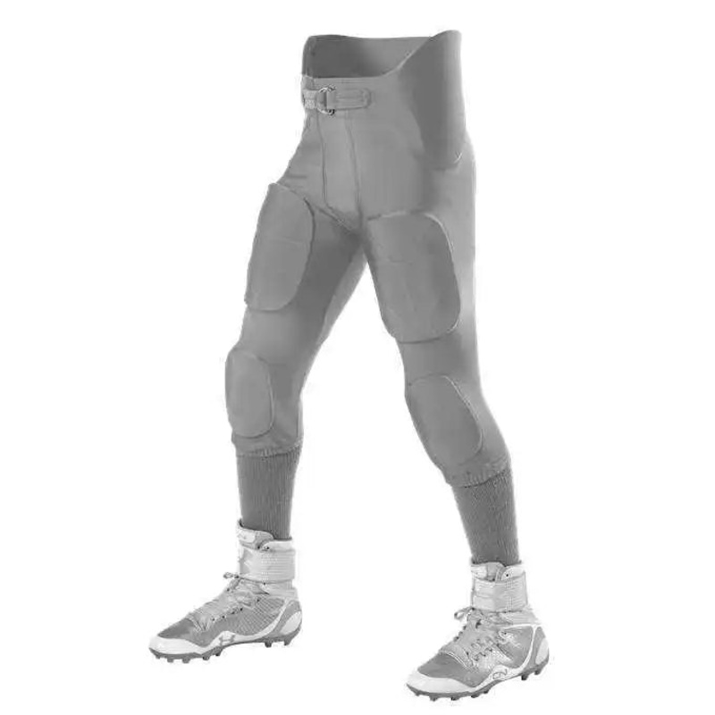 Alleson Athletic 6857PY Youth Icon Integrated Football Pants – Silver