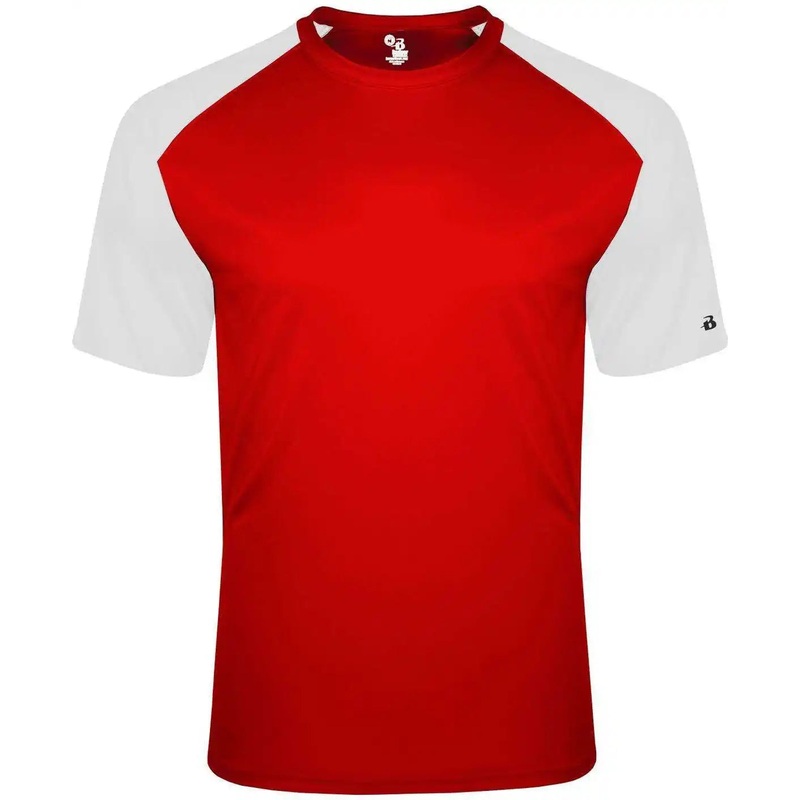 Badger Sport 2230 Breakout Youth Tee – Red White