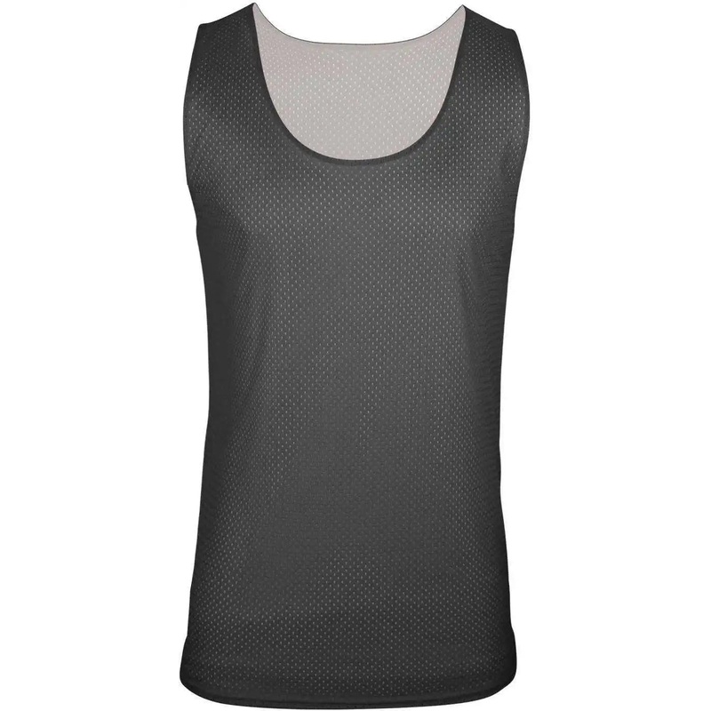 C2 Sport 5228 Reversible. Mesh Youth Tank  – Graphite White