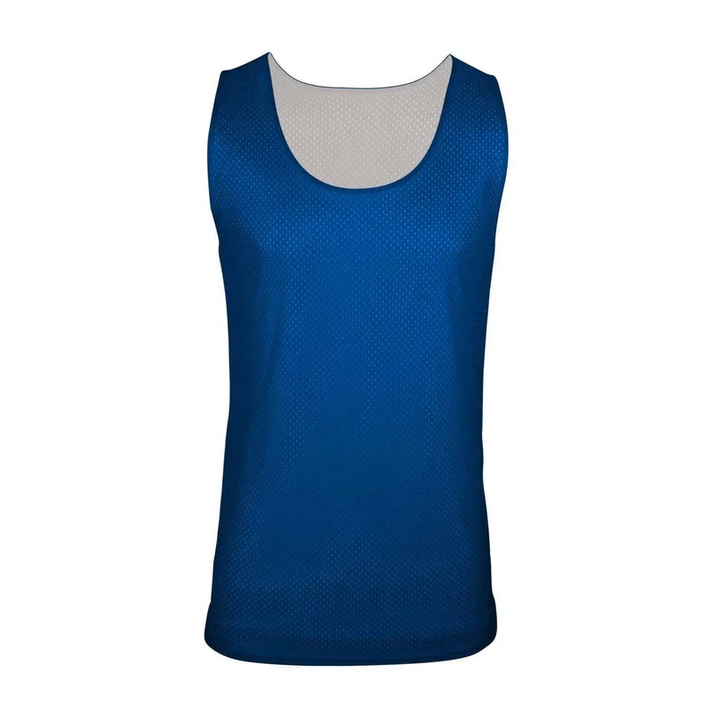 C2 Sport 5228 Reversible. Mesh Youth Tank  – Royal White