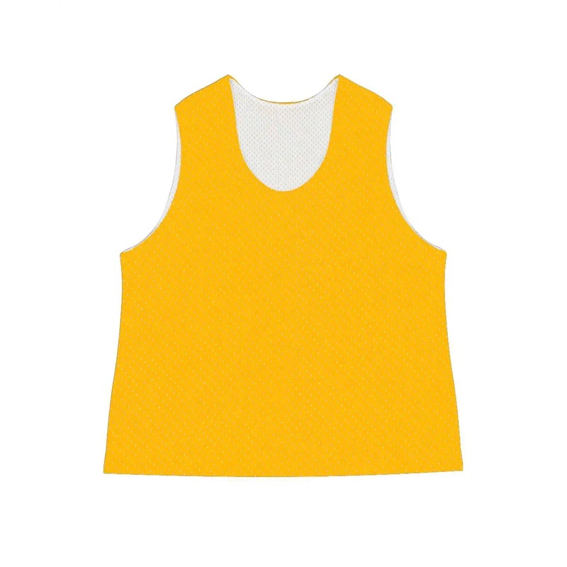 C2 Sport 5260 Mesh Reversible Youth Pinnie – Gold White