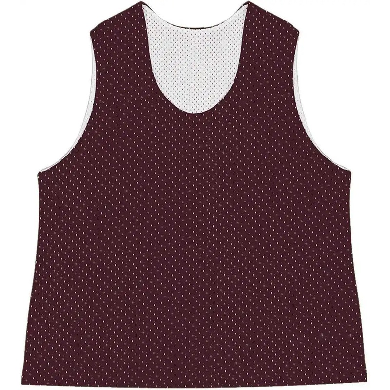 C2 Sport 5660 Mesh Reversible Womens Pinnie – Maroon White