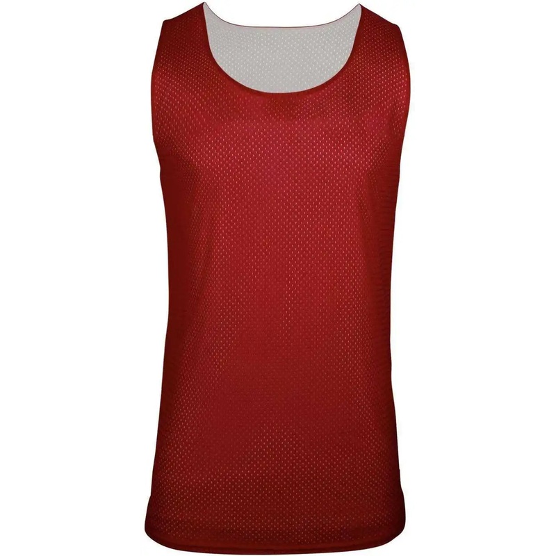 C2 Sport 5678 Reversible. Mesh Womens Tank  – Red White