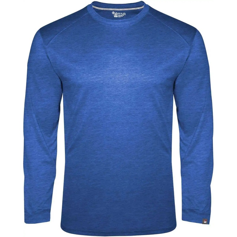Badger Sport 1001 Fit Flex Long Sleeve Tee – Royal